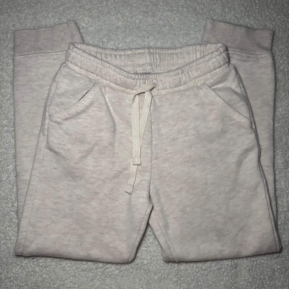 Cat & Jack Toddler Oatmeal Heather Jogger Sweatpants Cream 5T